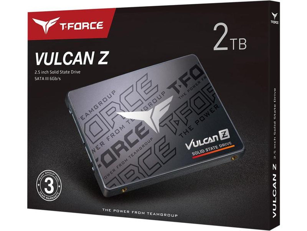 Team Group T-FORCE VULCAN Z 2.5" 2TB SATA III 3D NAND Internal Solid State Drive (SSD) T253TZ002T0C101